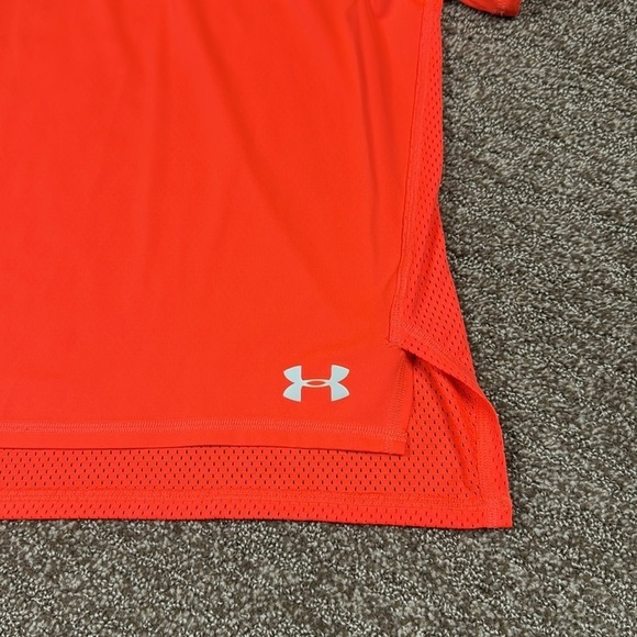 Under Armour UA Girls Youth Size Extra Large Perforated Short Sleeve Shirt - Picture 2 of 5